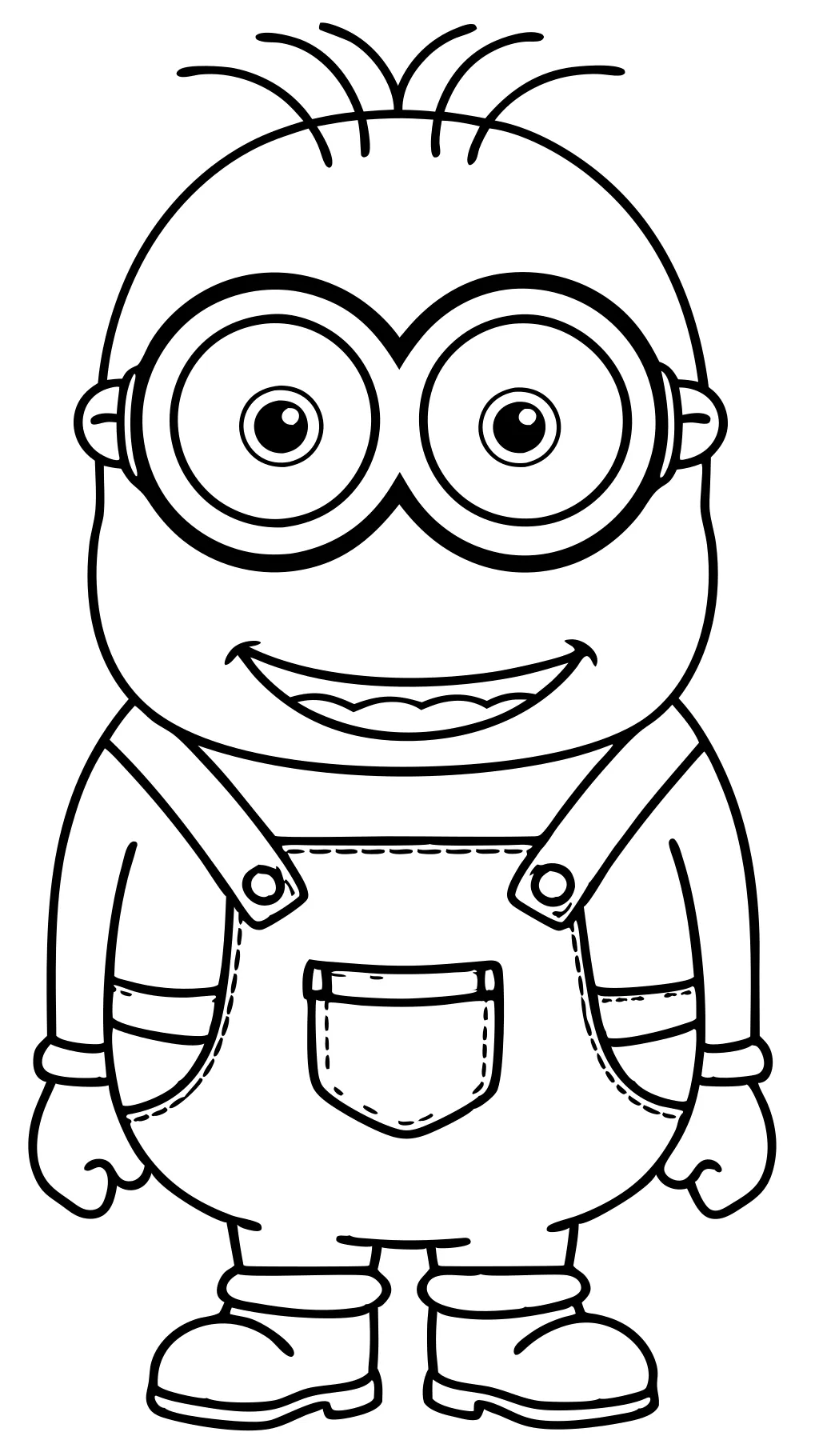 minion bob coloring pages